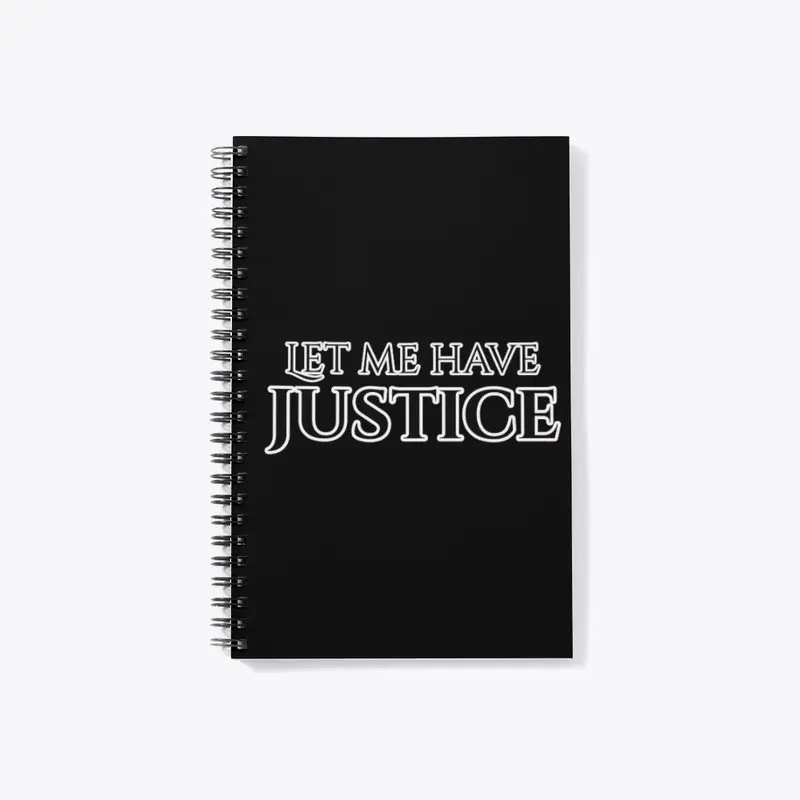 Let me have justice (White text)